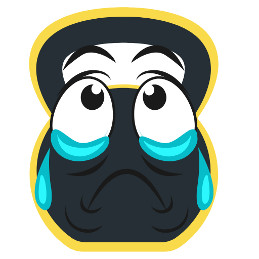 Mascotte WorkoutCool triste